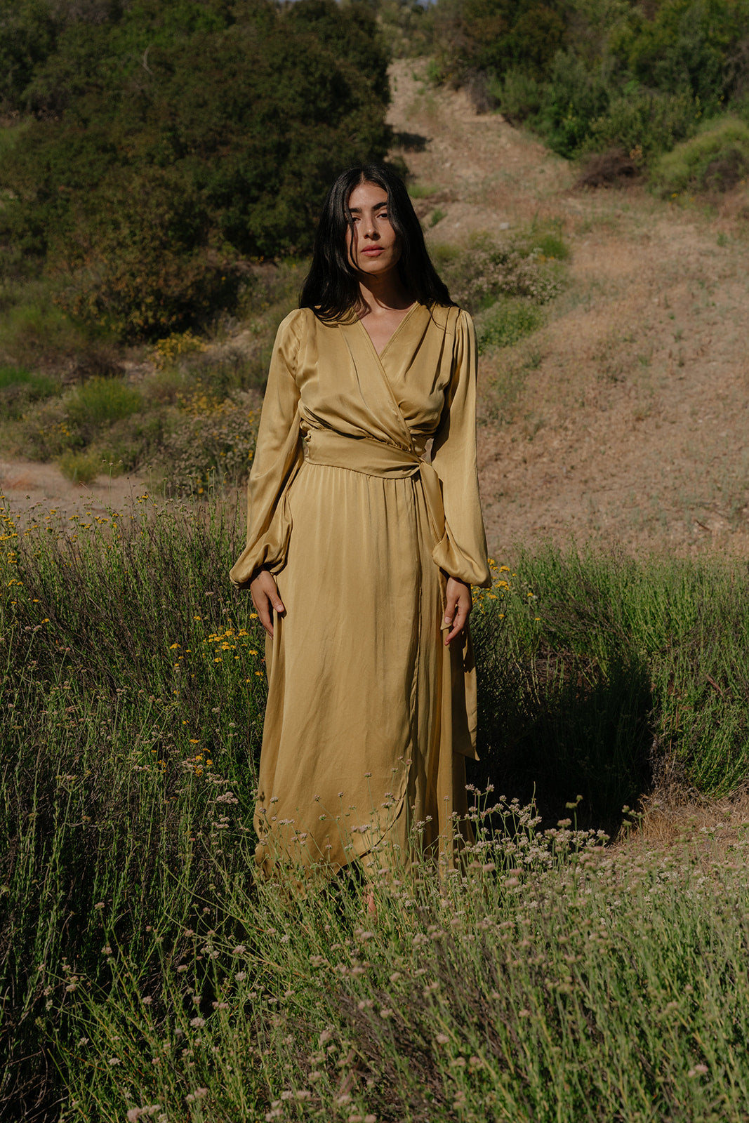 Flow Wrap Dress AWAVEAWAKE Flow Wrap Dress AWAVEAWAKE