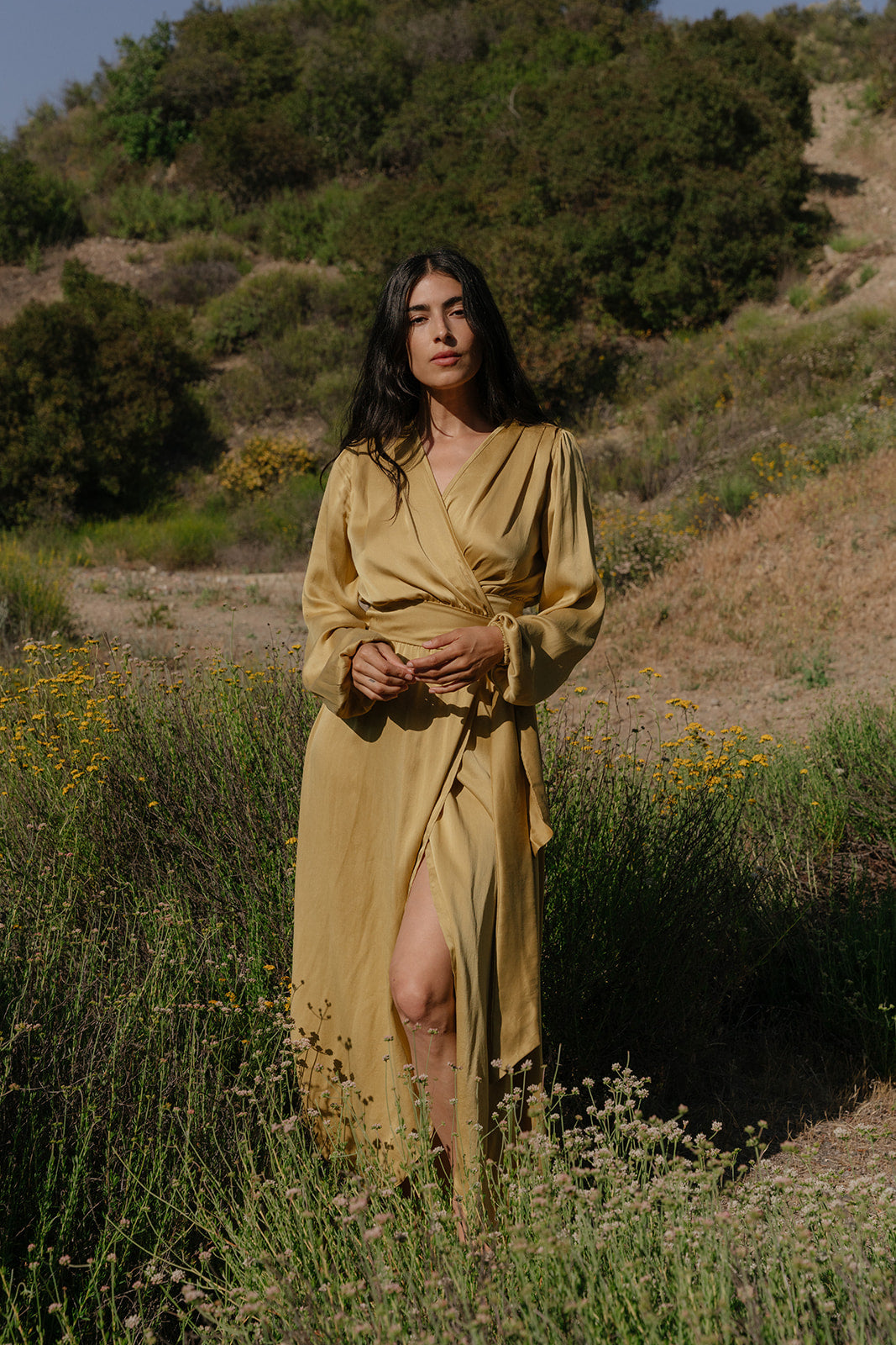 Flow Wrap Dress AWAVEAWAKE Flow Wrap Dress AWAVEAWAKE